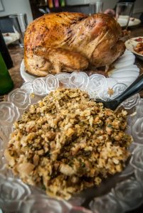 Gluten Free Stuffing and Thanksgiving Turkey Dinner 