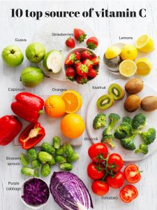 Foods rich in Vitamin C